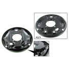 Rear brake backing plate left Beetle VW1300, VW1500, VW1302, VW1303 8.1967 and later Beetle VW1200 (VIN 118 328 506) 1967 and later Karmann Ghia 8.1967 and later